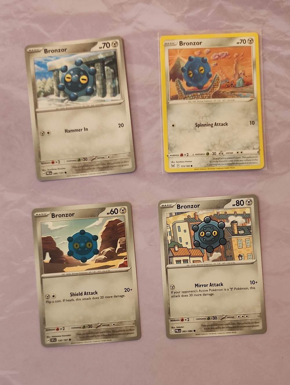 Bronzor Trading Card - Blue Collector Card